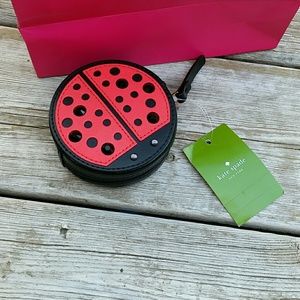 Kate Spade Turn Over A New Leaf Ladybug BNWT
